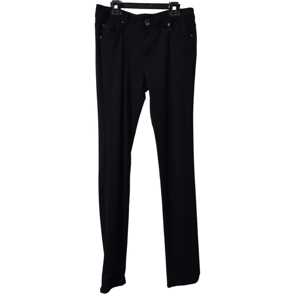 Justice Skinny Pants Missy Size 18 Black Norm Core Streetwear Casual Slim Fit - Picture 11 of 12
